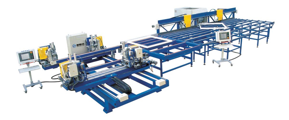 塑料門窗焊接清理自動(dòng)線  AWCL-100