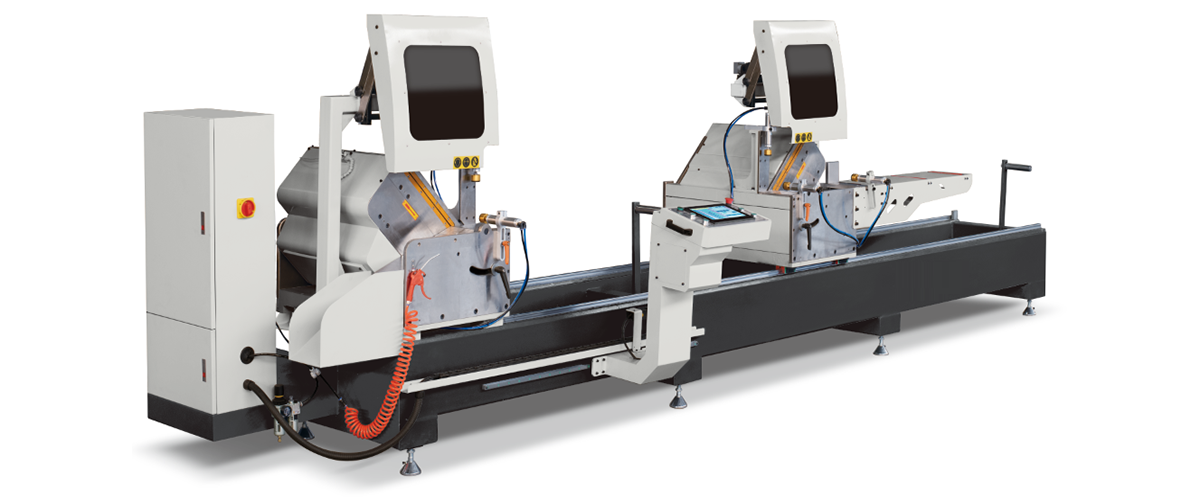 Алюминиевый профиль CNC произвольный угол двойная голова резки пила LJZ2W-CNC-500 × 4200